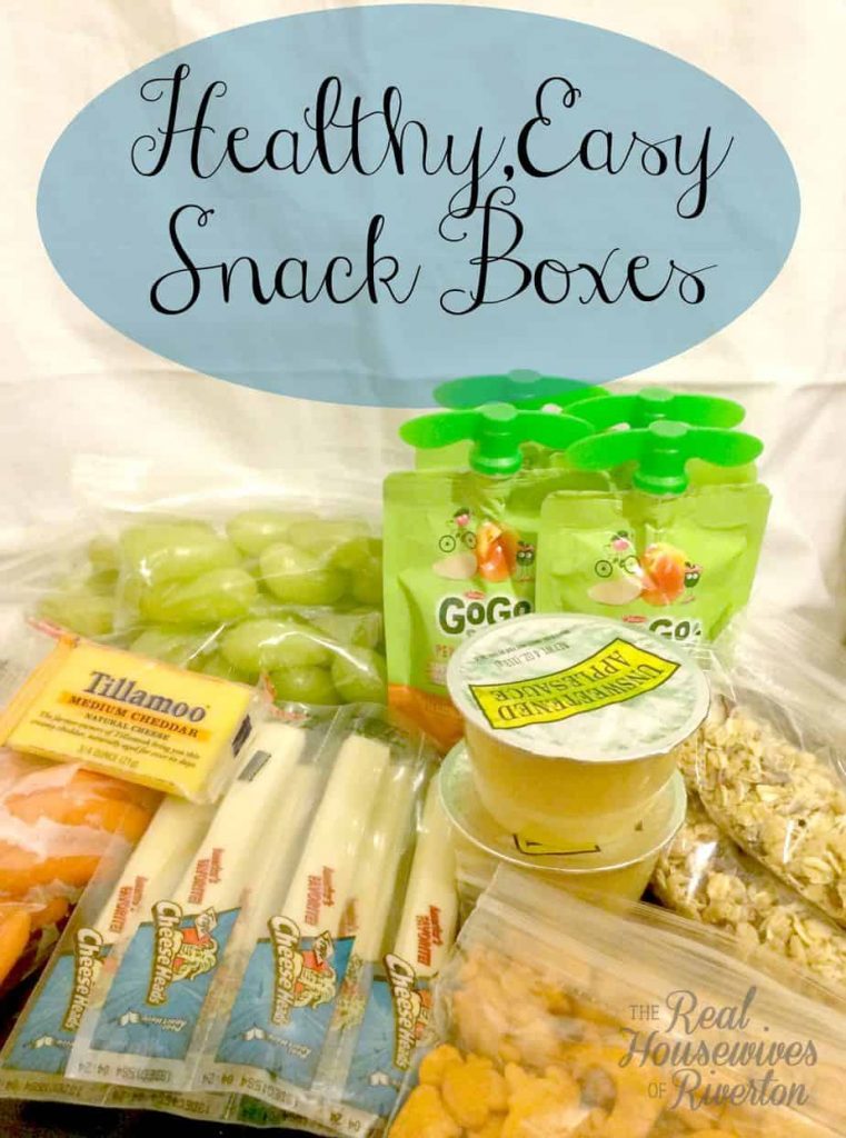 Healthy Easy Snack Boxes | Housewives of Riverton for www.mymommystyle.com